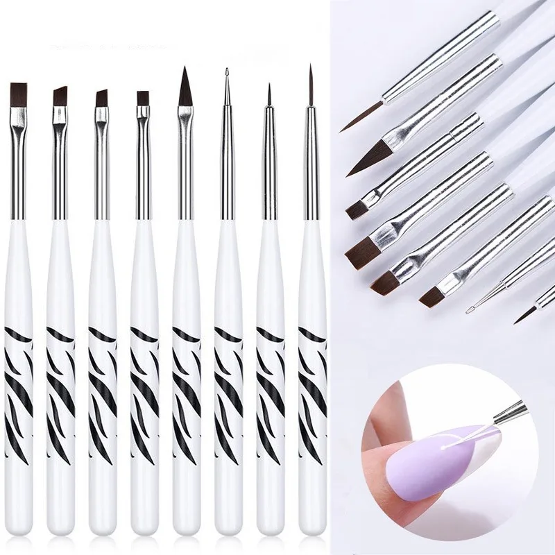 Nail Art Brush Set - Nail Art Brush Ombre Brushes UV
