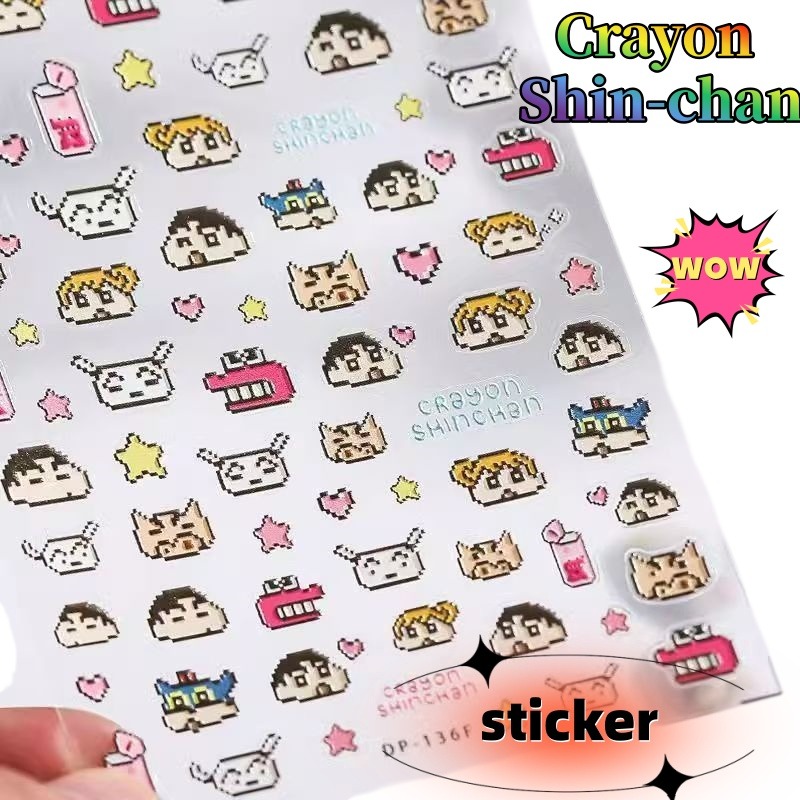 Nail Art Quotes - Crayon Shin-chan Creative Paper Guka Notebook