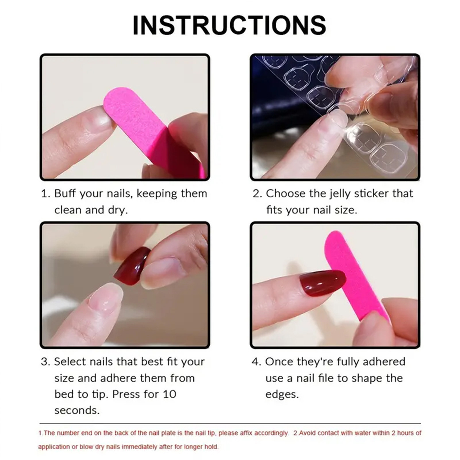 24pcs Pink Shiny Press-on Nail - Nail Art Cat Eye Pink review and price