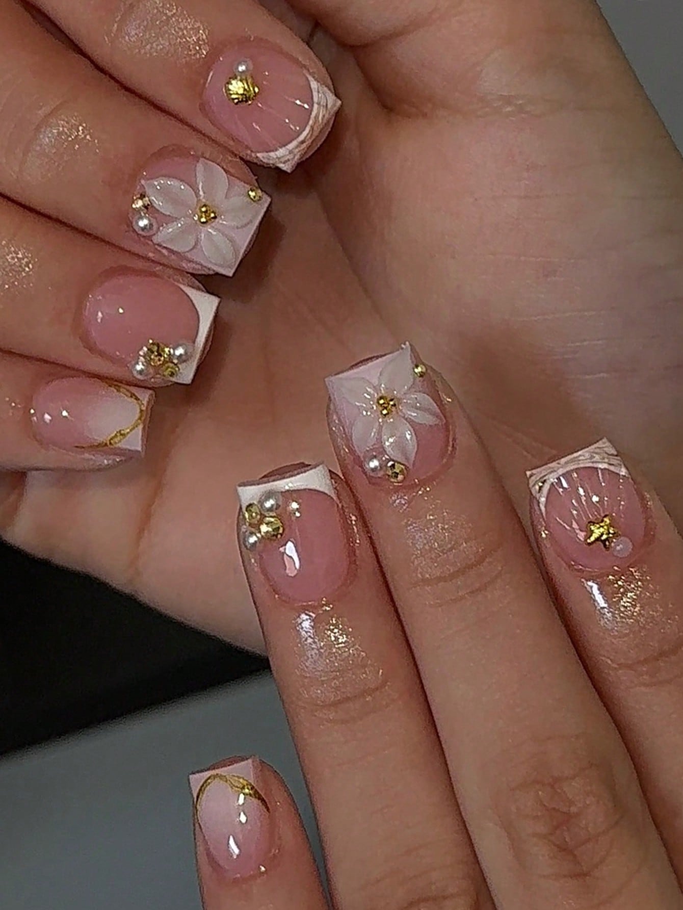 24pcs Short Square White Frenc - Nail Art Y2K review and price