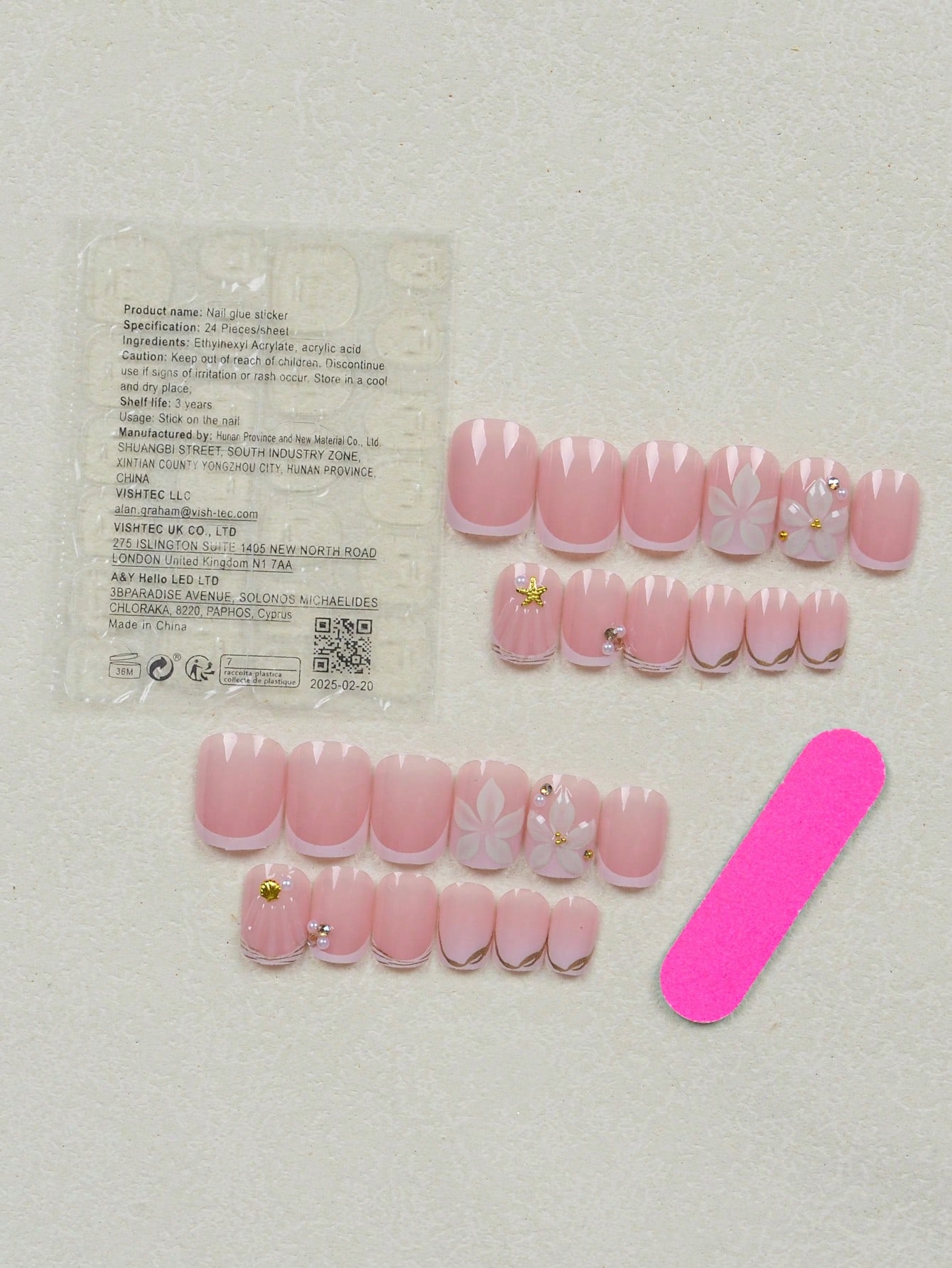 24pcs Short Square White Frenc - Nail Art Y2K review and price