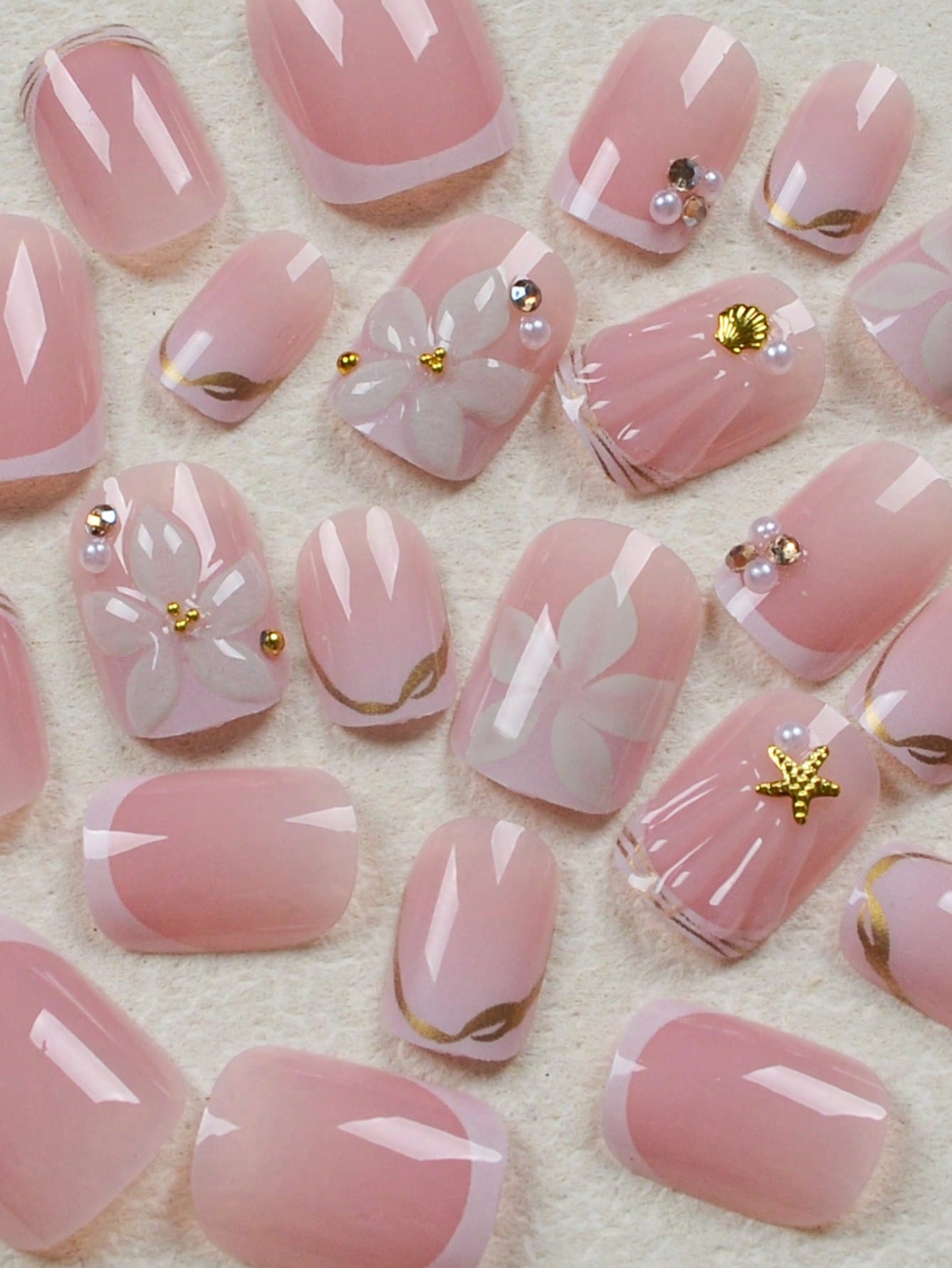 24pcs Short Square White Frenc - Nail Art Y2K review and price