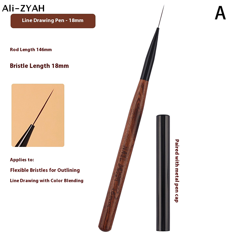 【ZYH】1/3Pcs Nail Art Liner Bru - Nail Art Brush Set review and price