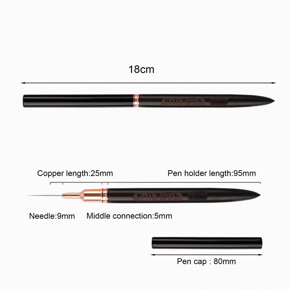 Fine Detail Nail Brush 6/9/12/ - Nail Art Brush Set review and price