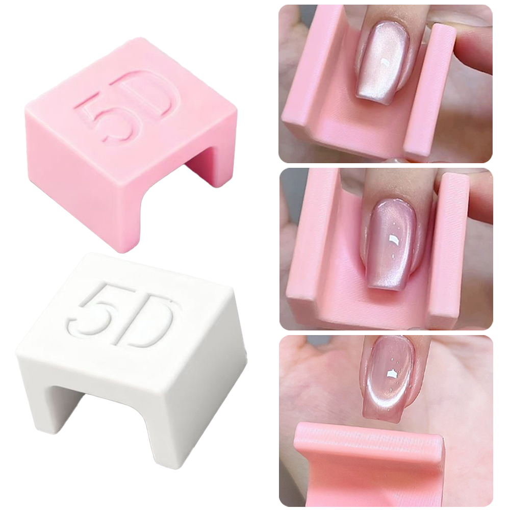 5D U-shaped French Cat Eye Nai - Nail Art Cat Eye Pink review and price
