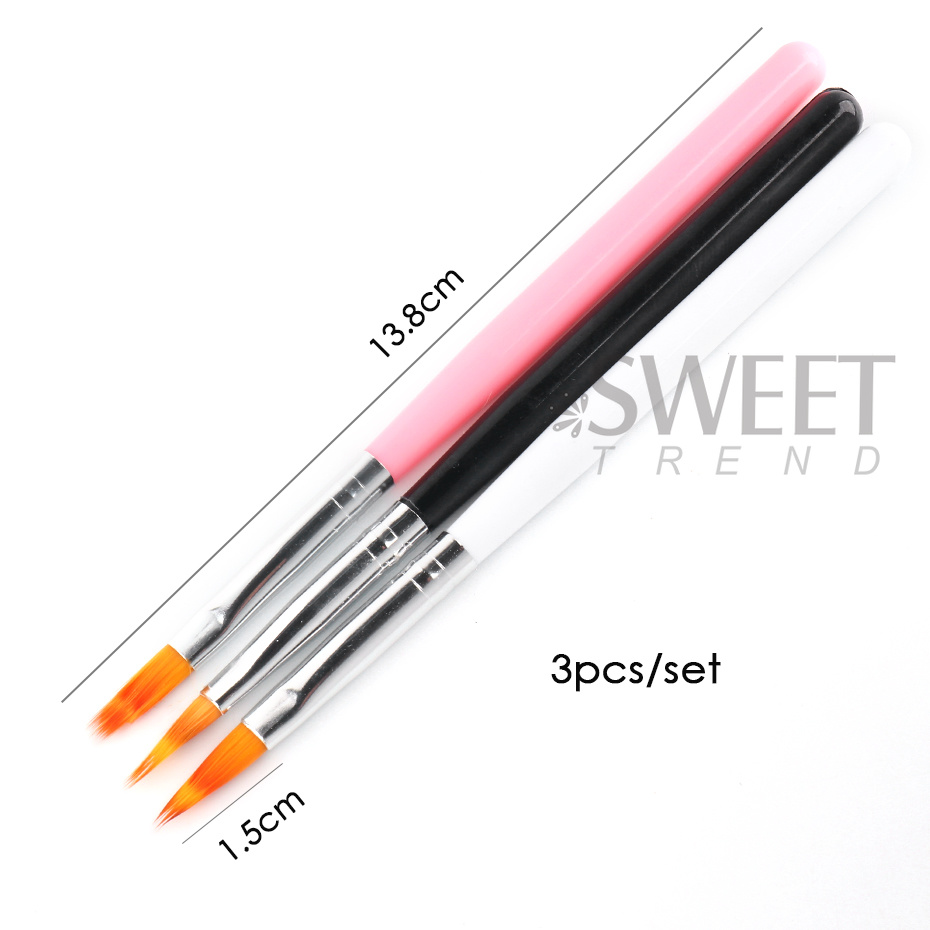 1PC Nail Art Brush Set UV Poli - Nail Art Ombre Glitter review and price