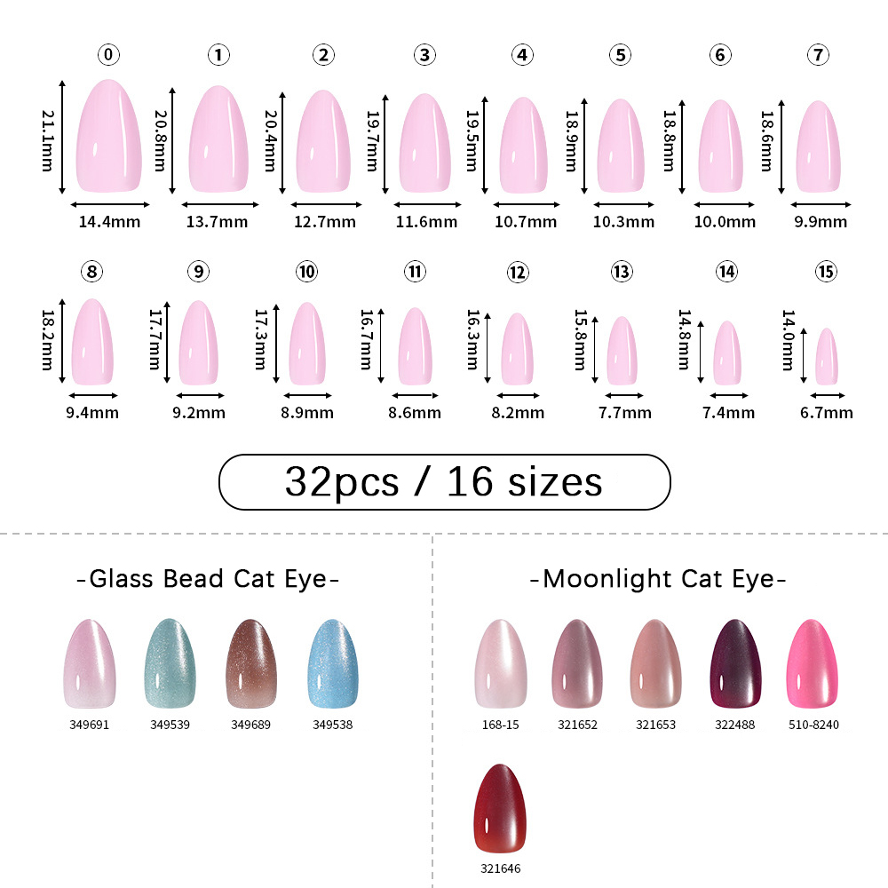 VITAGWX 32pcs Press on Nails A - Nail Art Overlay review and price