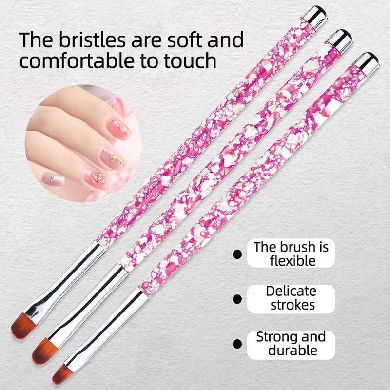 3/6/9pcs Nail Painting Pen Set - Nail Art Brush Set review and price