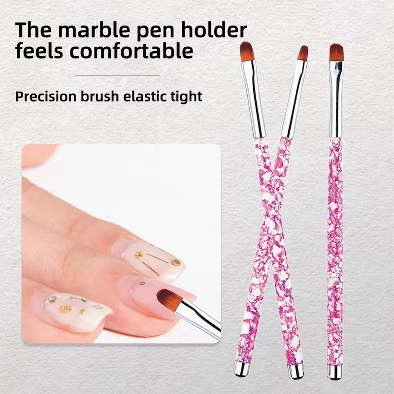 3/6/9pcs Nail Painting Pen Set - Nail Art Brush Set review and price