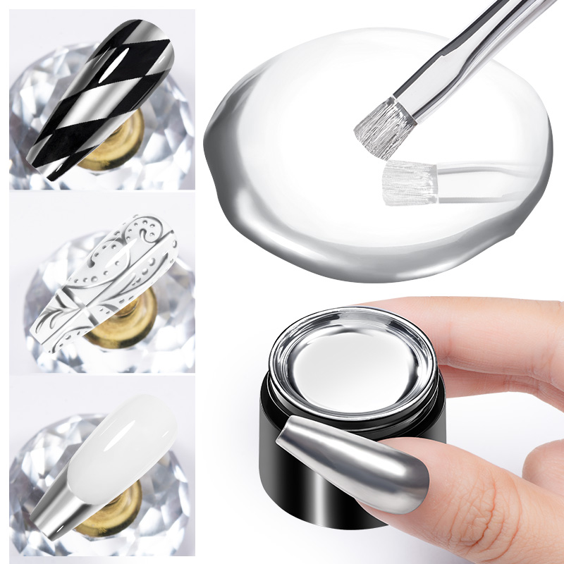 Mttssii 8ml Super Silver Metal - Nail Art Chrome review and price