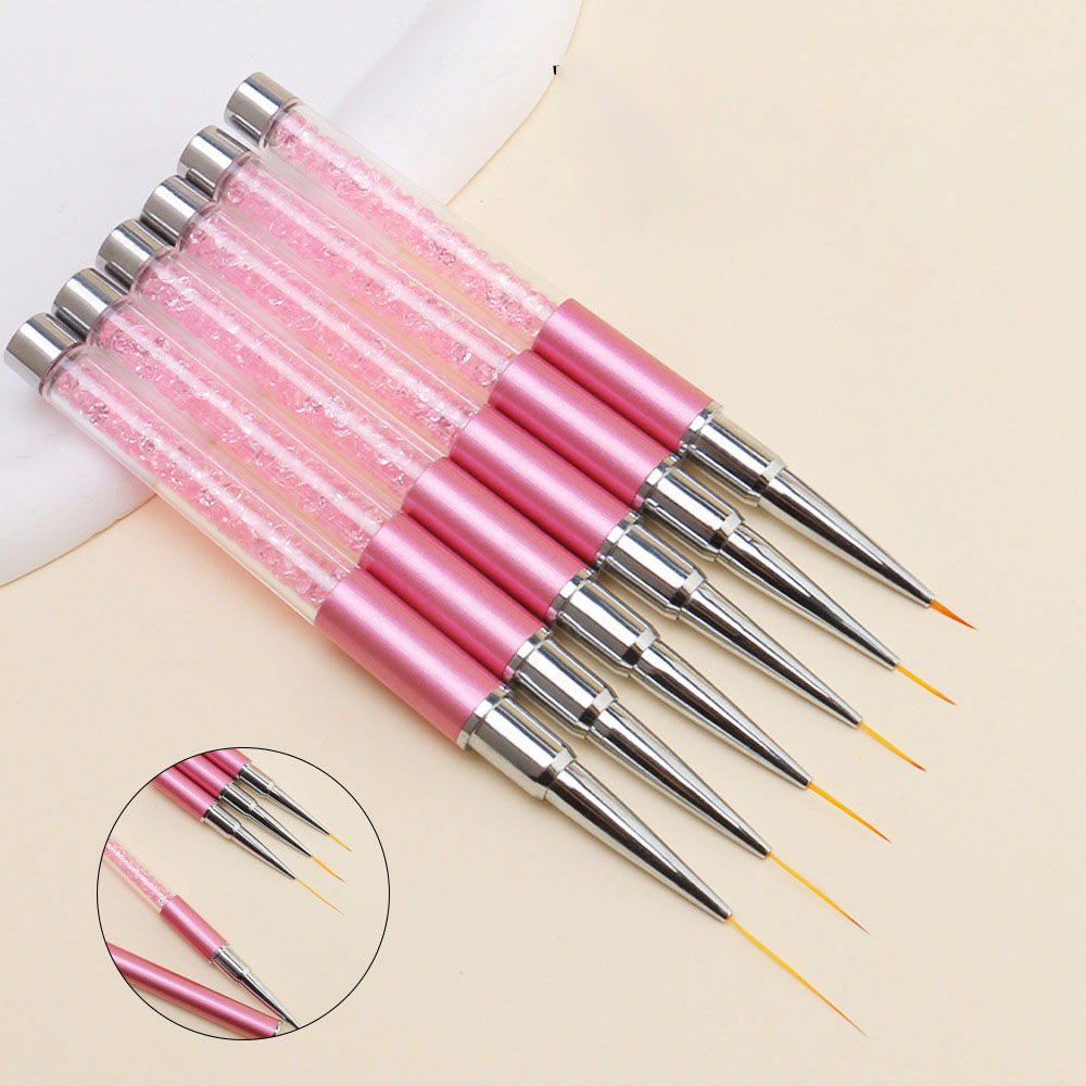 6pcs/Set Acrylic French Stripe - Nail Art Brush Set review and price