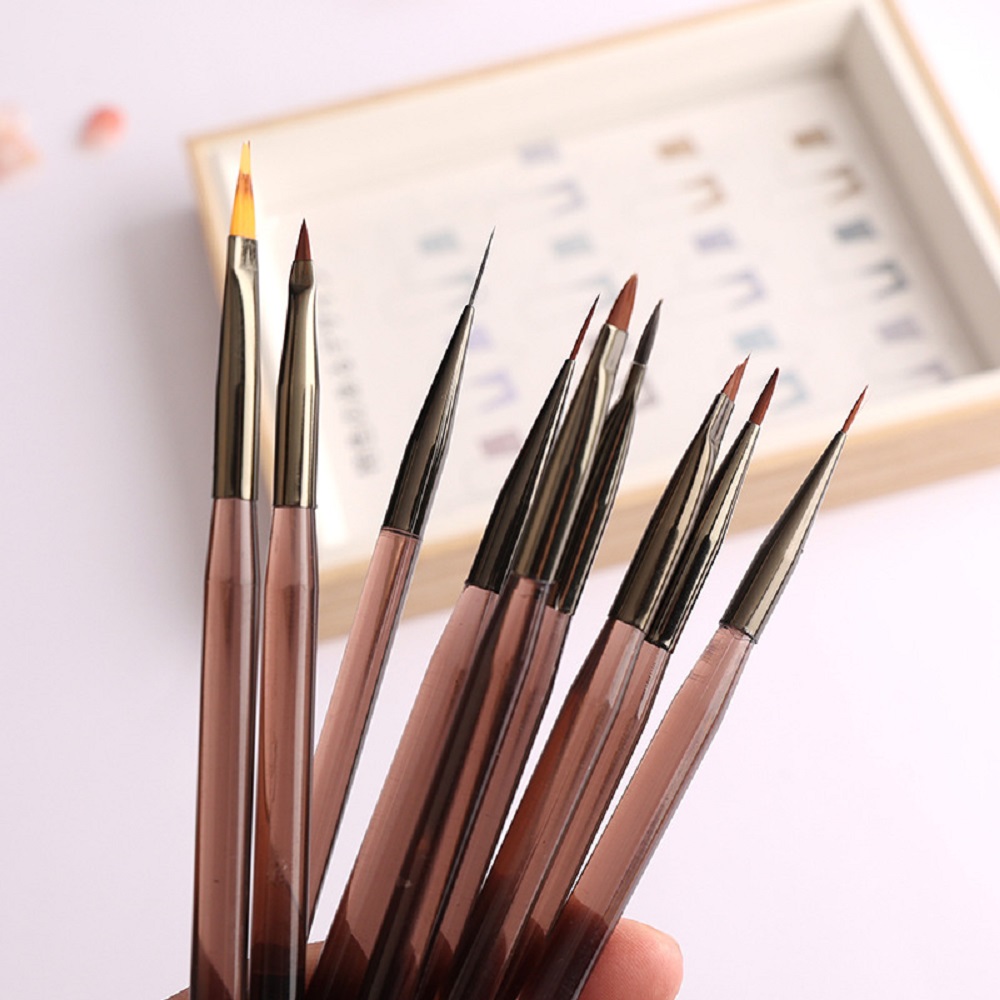 9Pcs Multi Head Nail Art Brush - Nail Art Brush Set review and price