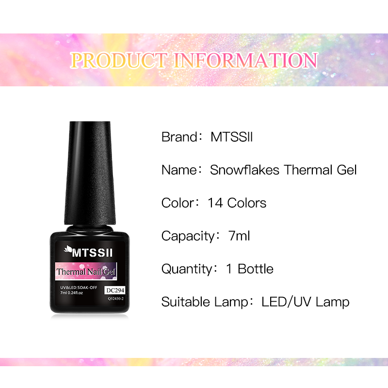 7ml Mtssii Snow Glitter Therma - Nail Art Ombre Glitter review and price