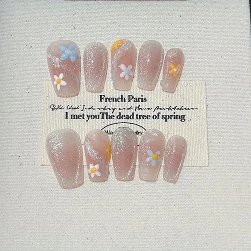 10pcs Cute Handmade Cat Eye Po - Nail Art Cat Eye Pink review and price