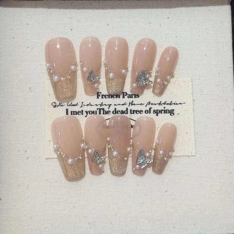 10pcs Cute Handmade Cat Eye Po - Nail Art Cat Eye Pink review and price