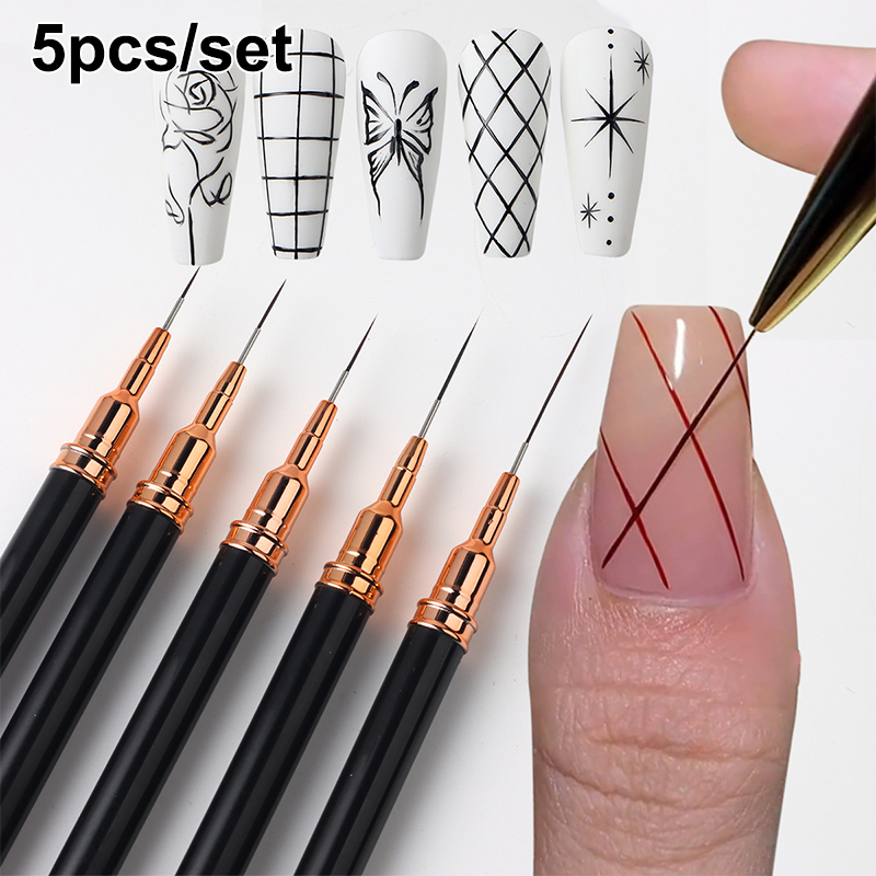 Z. 5Pcs/Set Professional Nail  - Nail Art Brush Set review and price