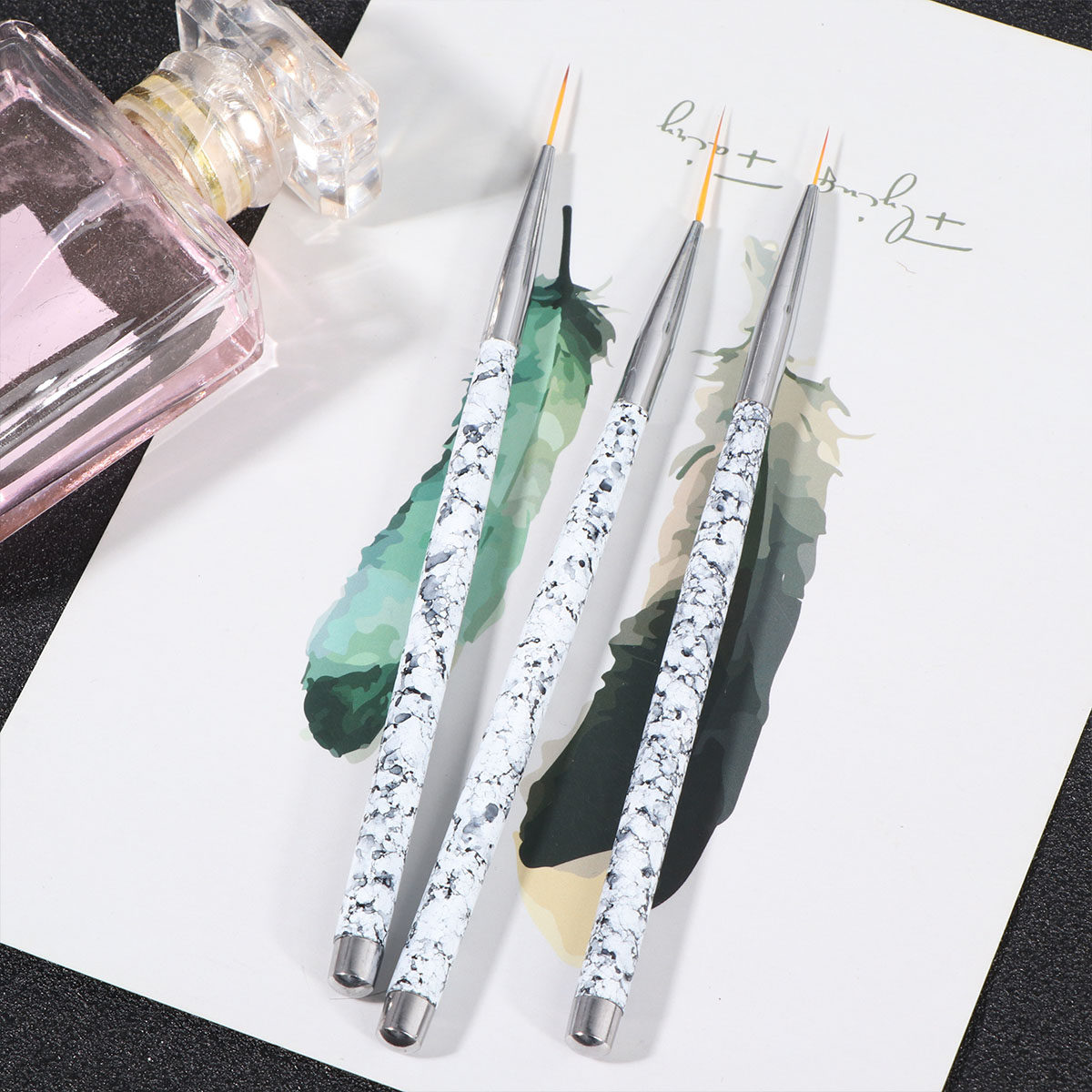 3Pcs Nail Art Brush Set Fine L - Nail Art Brush Set review and price