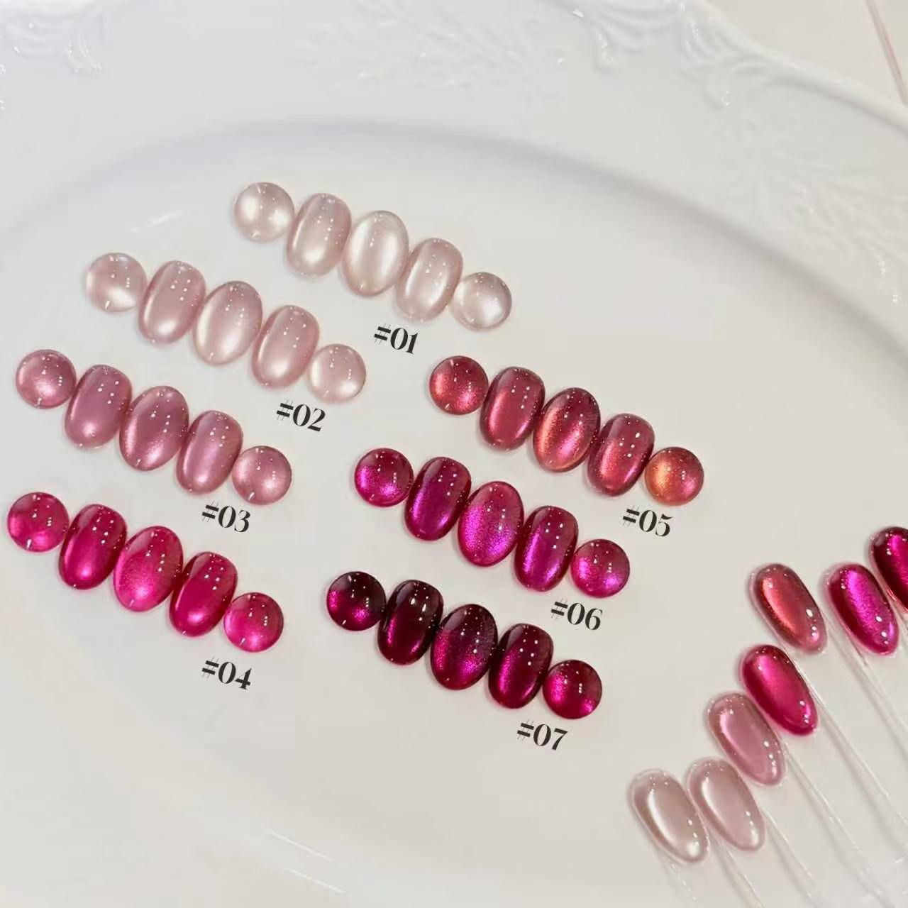 MIANEL Summer 2026 Rose Tone C - Nail Art Cat Eye Pink review and price