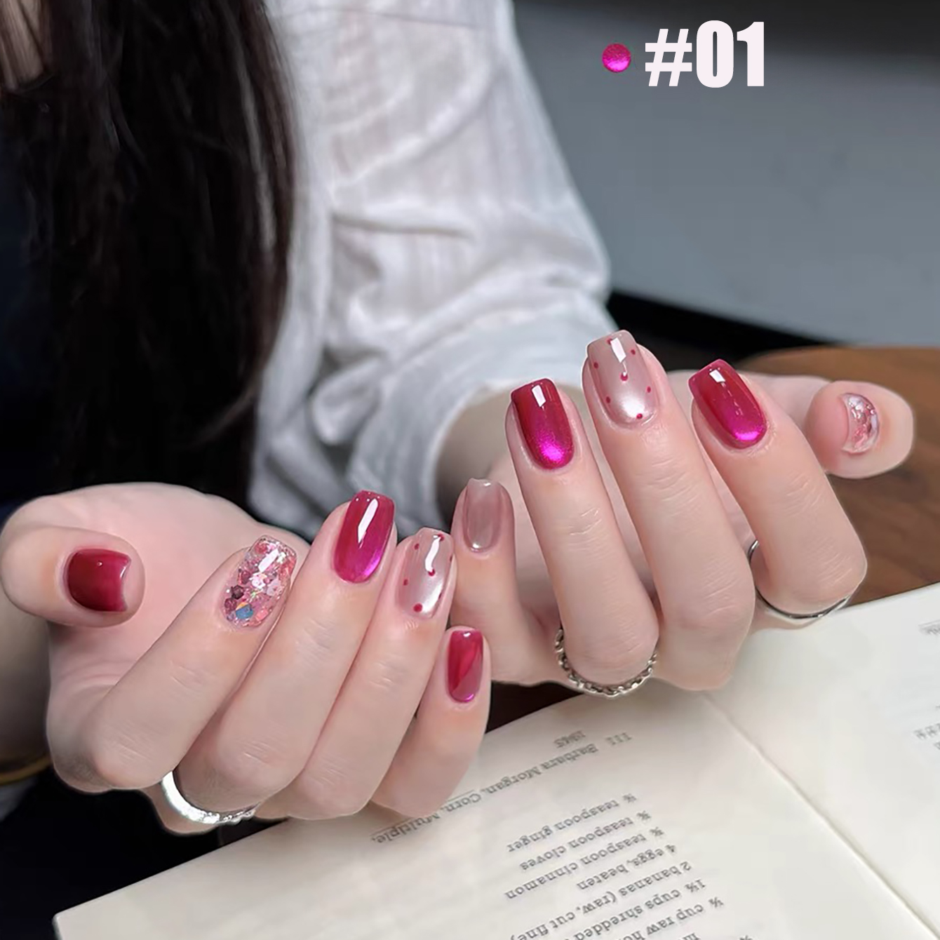 MIANEL Summer 2026 Rose Tone C - Nail Art Cat Eye Pink review and price