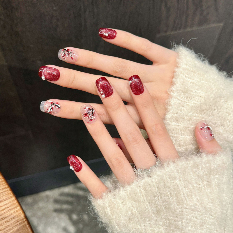 Wholesale Nail Art Crystal Cat - Nail Art Red review and price