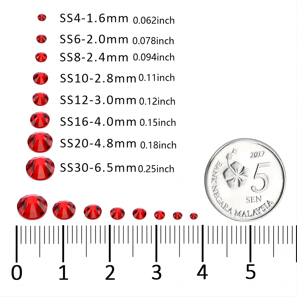 1440PCS large red flat bottome - Nail Art Red review and price