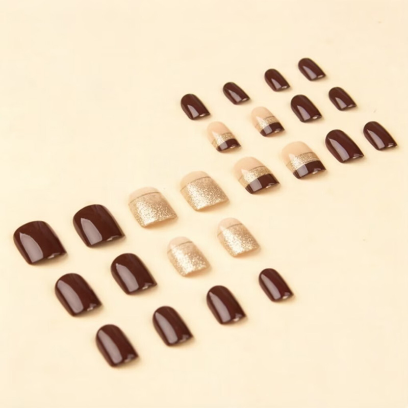 Short Square fake nails for wo - Nail Art Overlay review and price