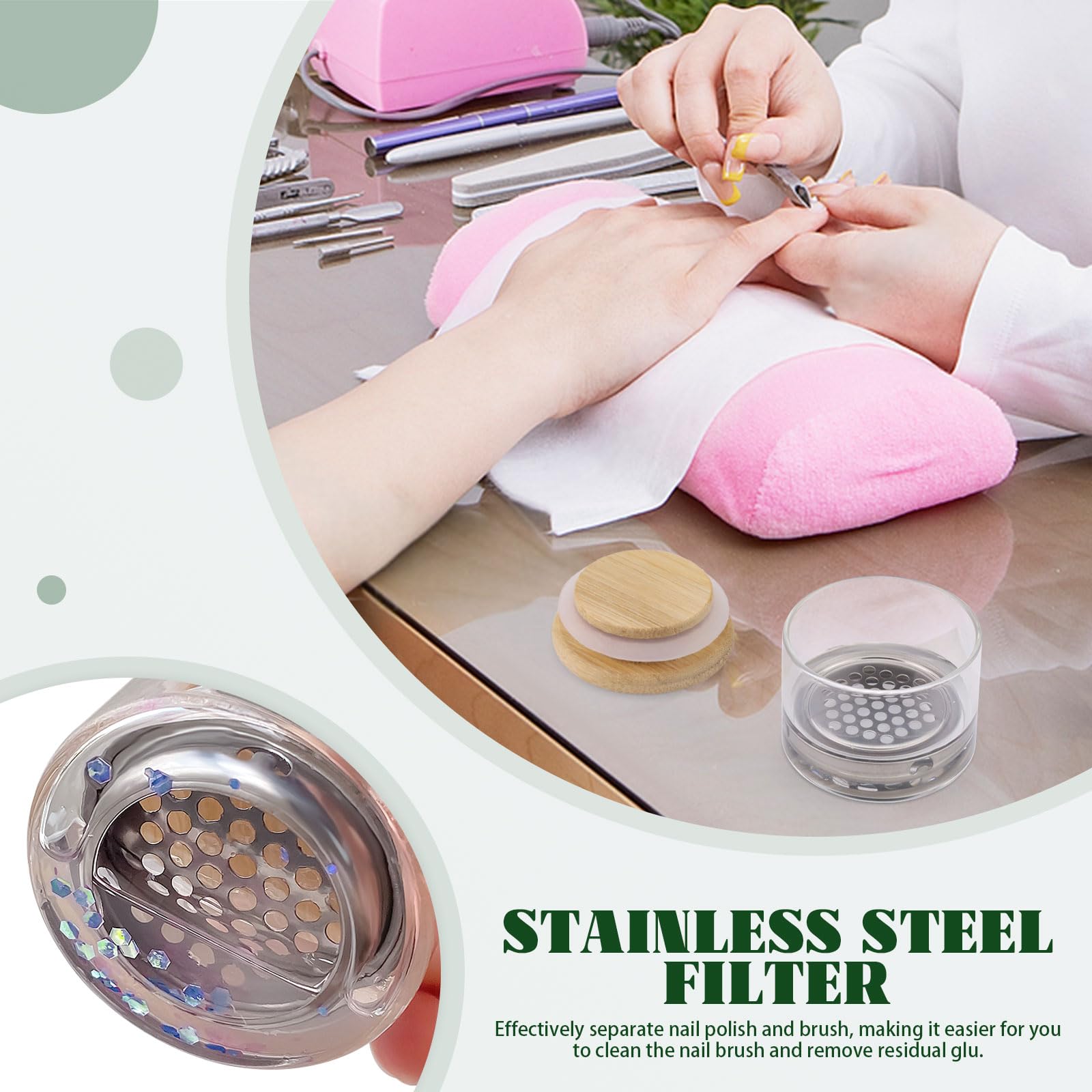 Nail Art Brushes Washing Cup N - Nail Art Overlay review and price