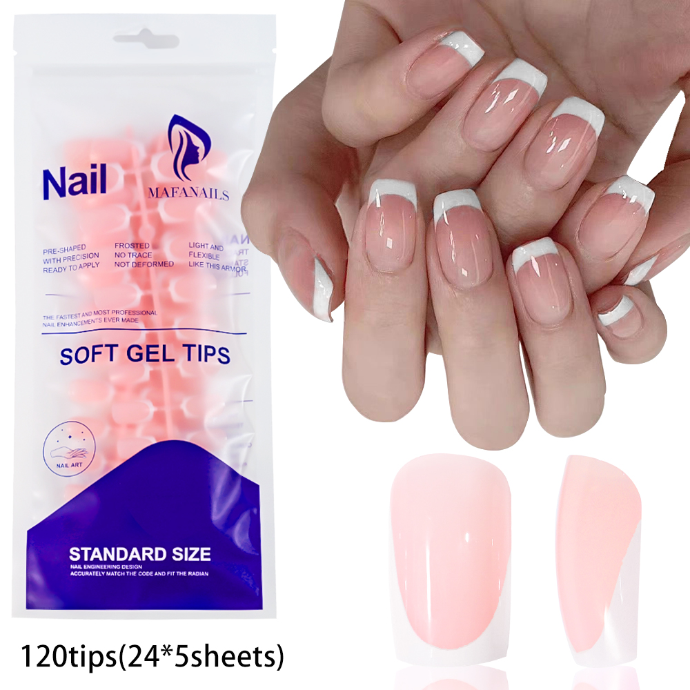 120pcs Glossy Short Square Pre - Nail Art Y2K review and price