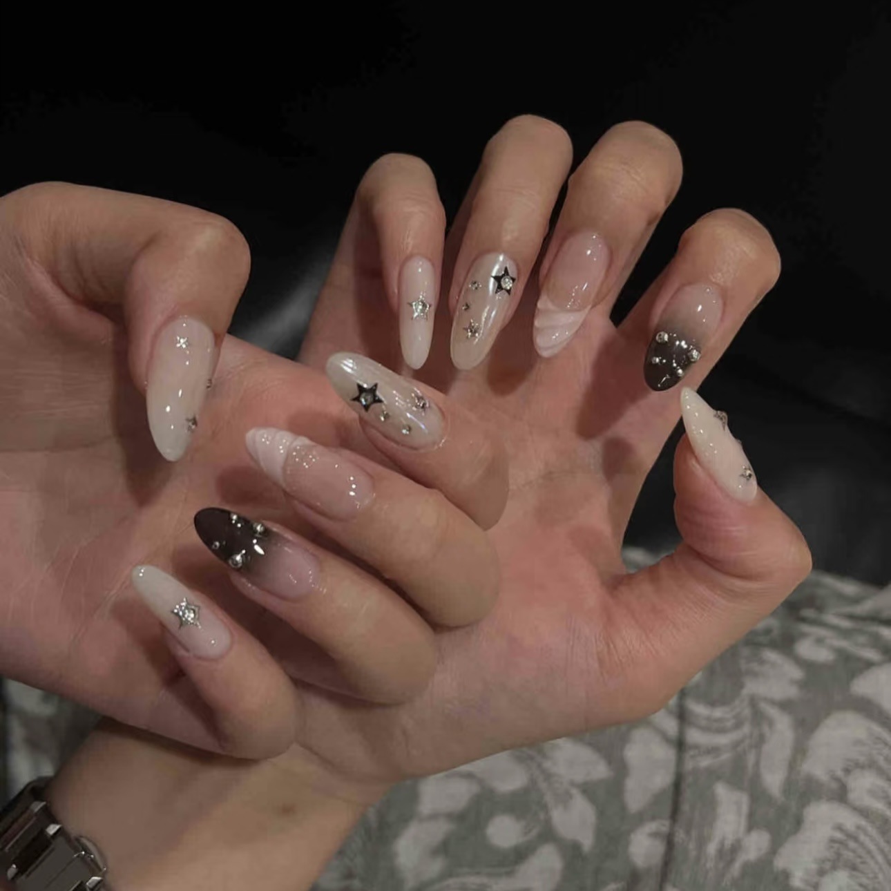 10pcs Handmade Korean Press on - Nail Art Y2K review and price