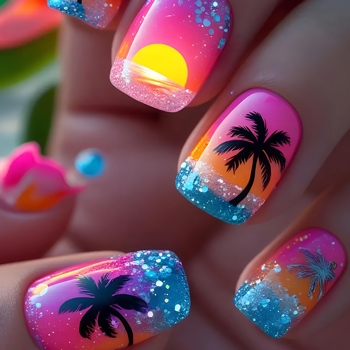 24pcs/set Short Medium Long Fa - Nail Art Y2K review and price