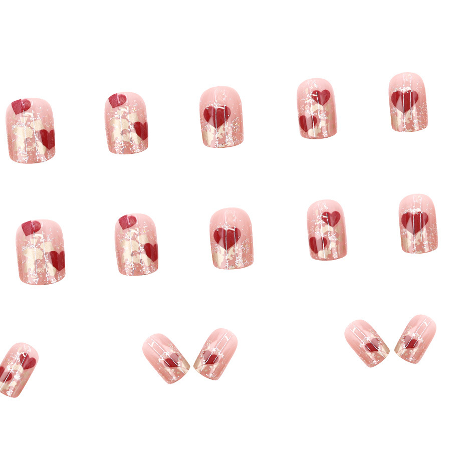 24pcs/set Short Square fake na - Nail Art Red review and price
