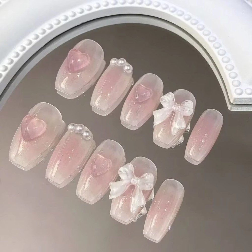 Cute Pink Sweet Princess Remov - Nail Art Y2K review and price