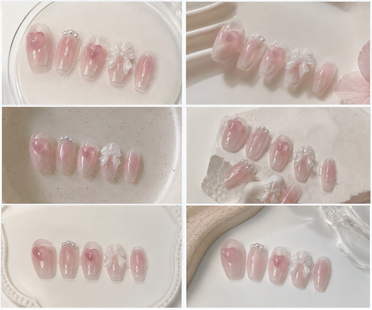 Cute Pink Sweet Princess Remov - Nail Art Y2K review and price