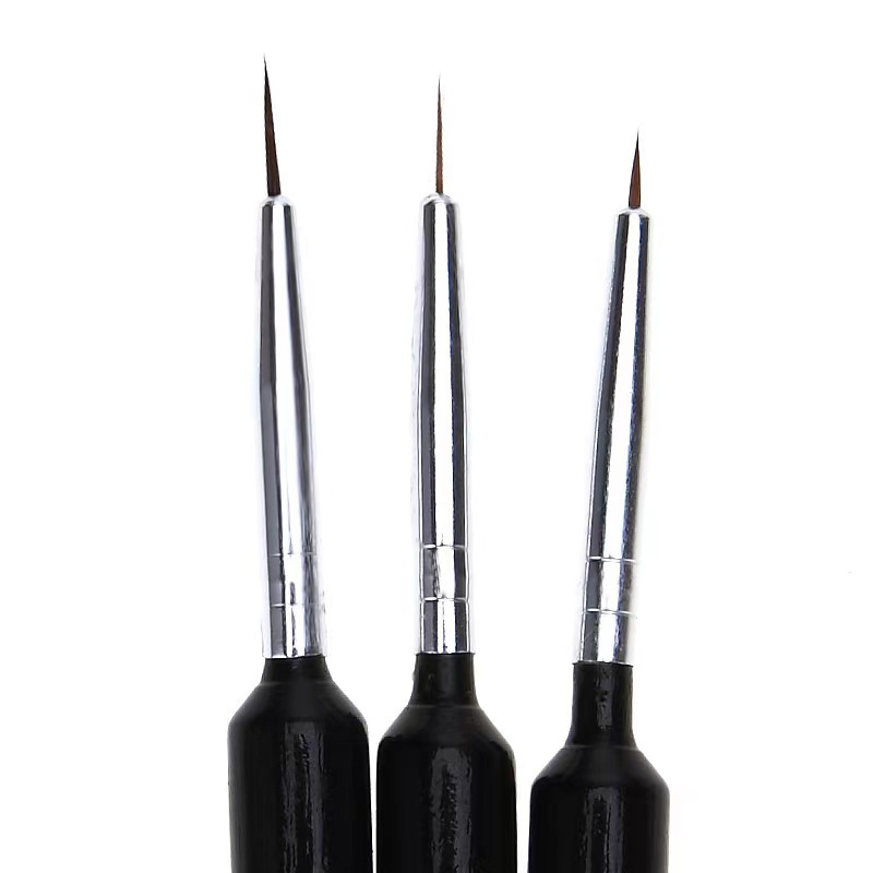 3Pcs Ultra-fine Nail Art Liner - Nail Art Brush Set review and price