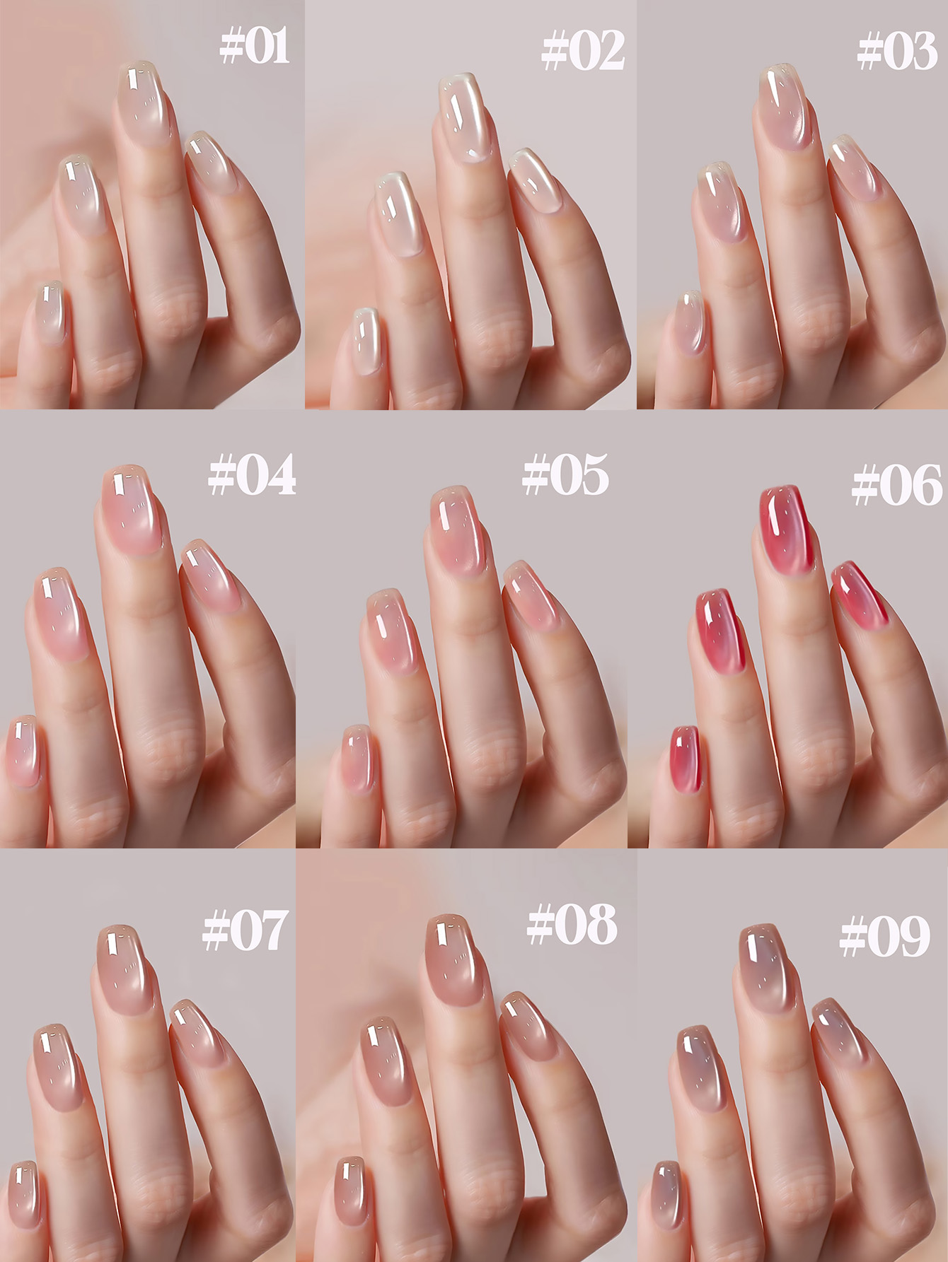 1-12pcs TC Gentle Fresh Girl H - Nail Art Cat Eye Pink review and price