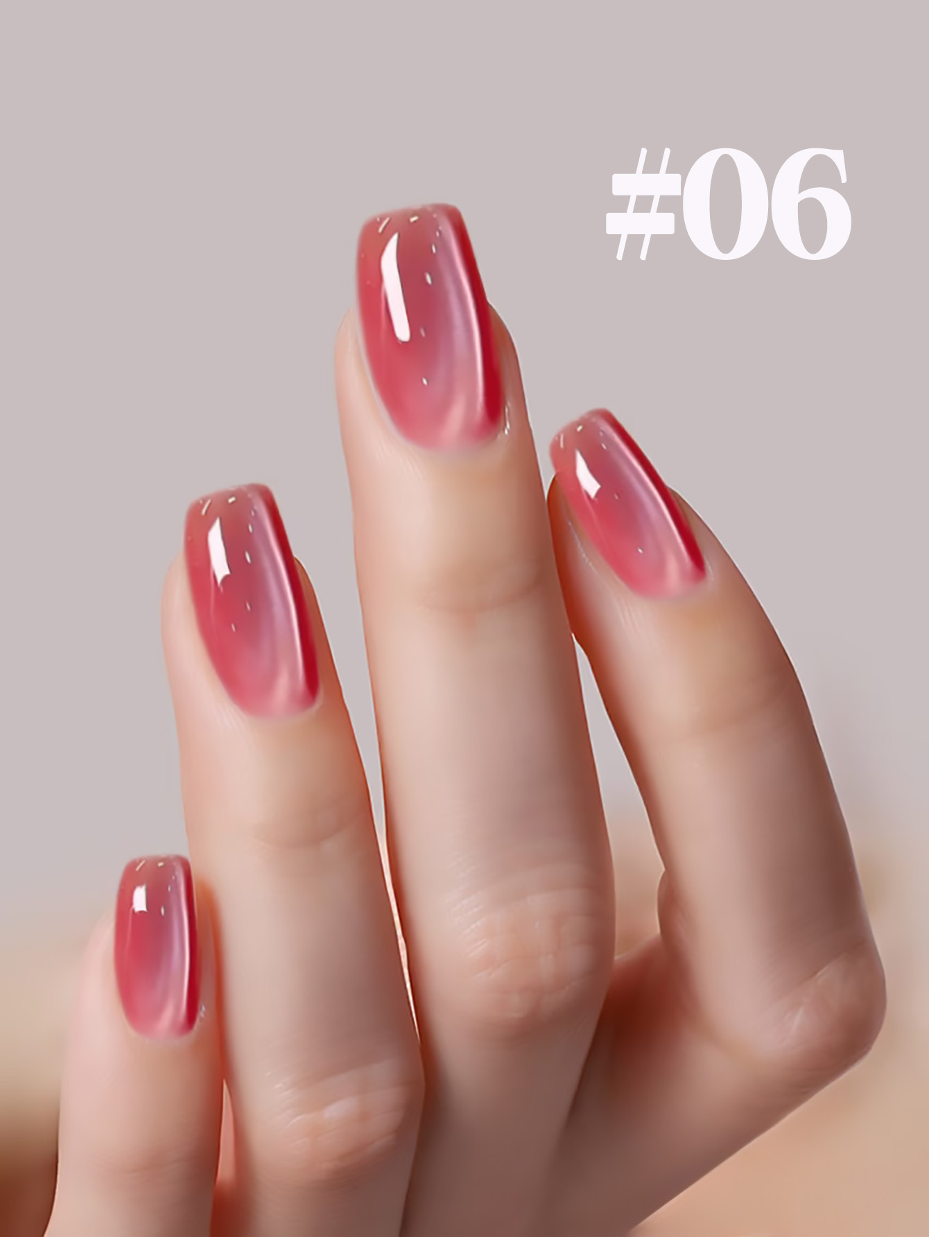 1-12pcs TC Gentle Fresh Girl H - Nail Art Cat Eye Pink review and price