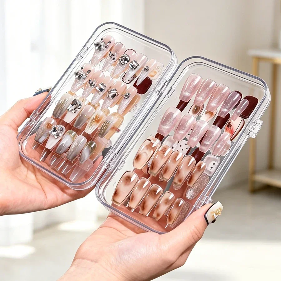 Clear Foldable Press On Nail S - Nail Art Overlay review and price