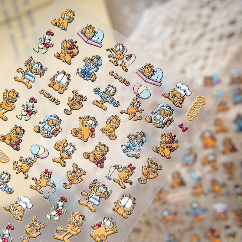 New Garfield Nail Art Stickers - Nail Art Quotes review and price