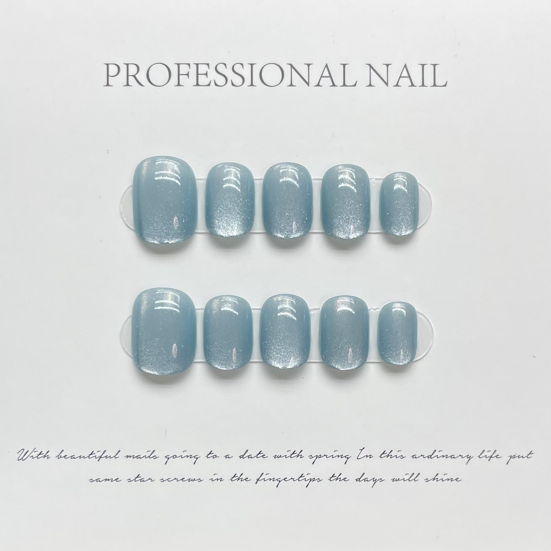 10pcs Aurora Chrome Press on N - Nail Art Chrome review and price