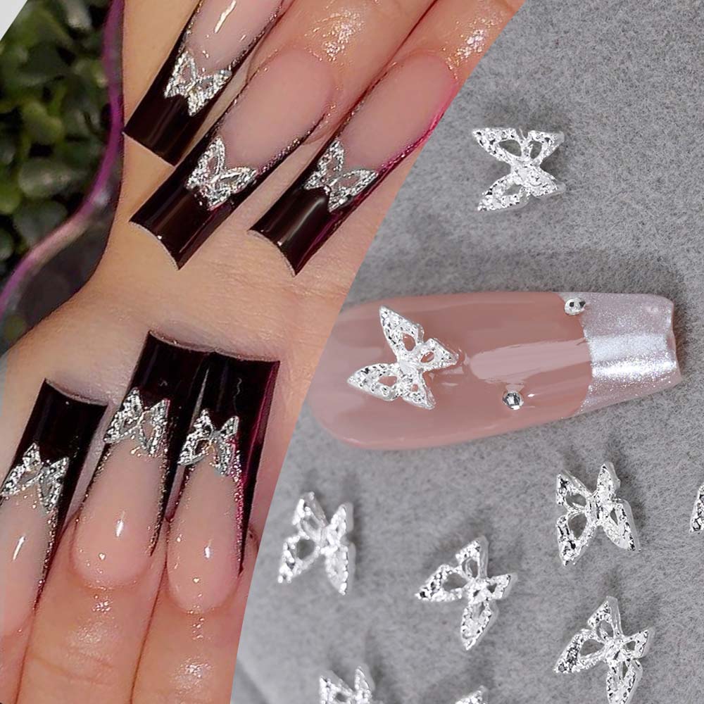 20pcs 3D Exquisite Hollow Butt - Nail Art Red review and price