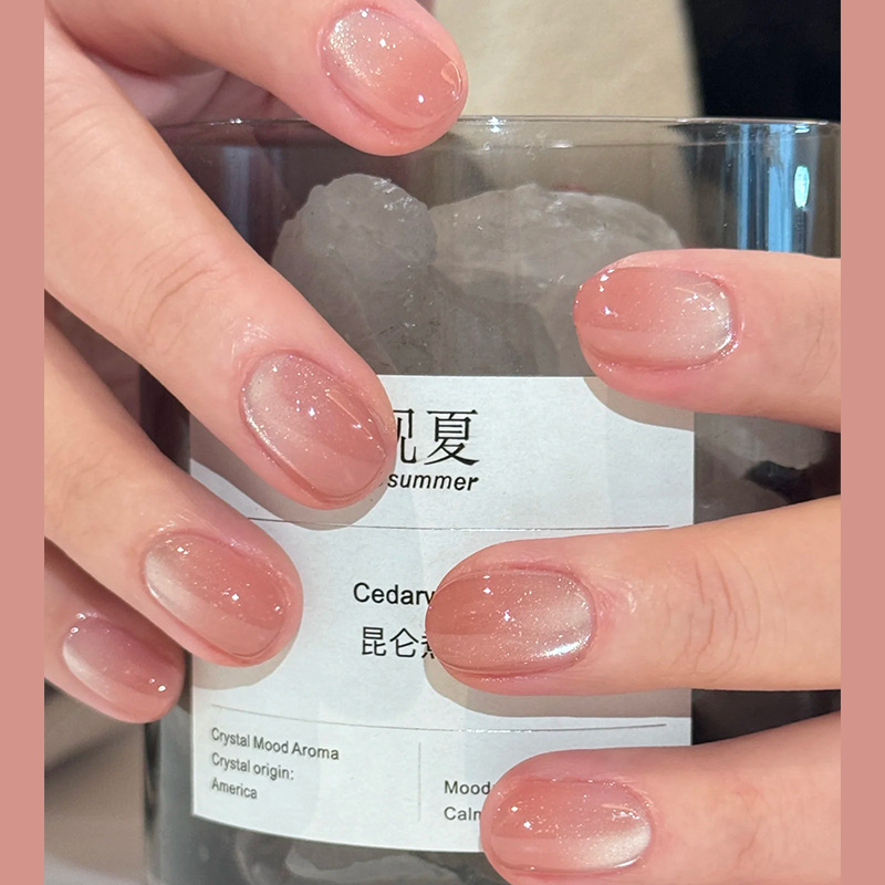 24pcs Short Square Press on Na - Nail Art Ombre Glitter review and price
