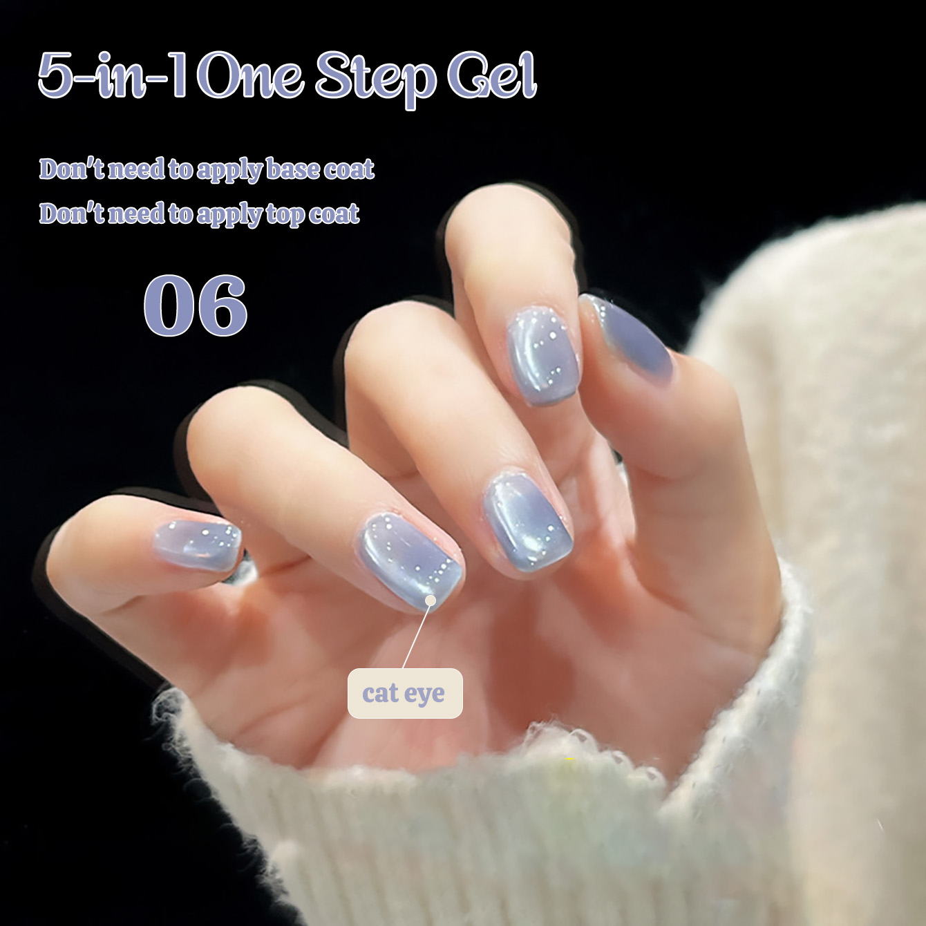 1pcs TC New 5-in-1 One-Step Ge - Nail Art Cat Eye Pink review and price
