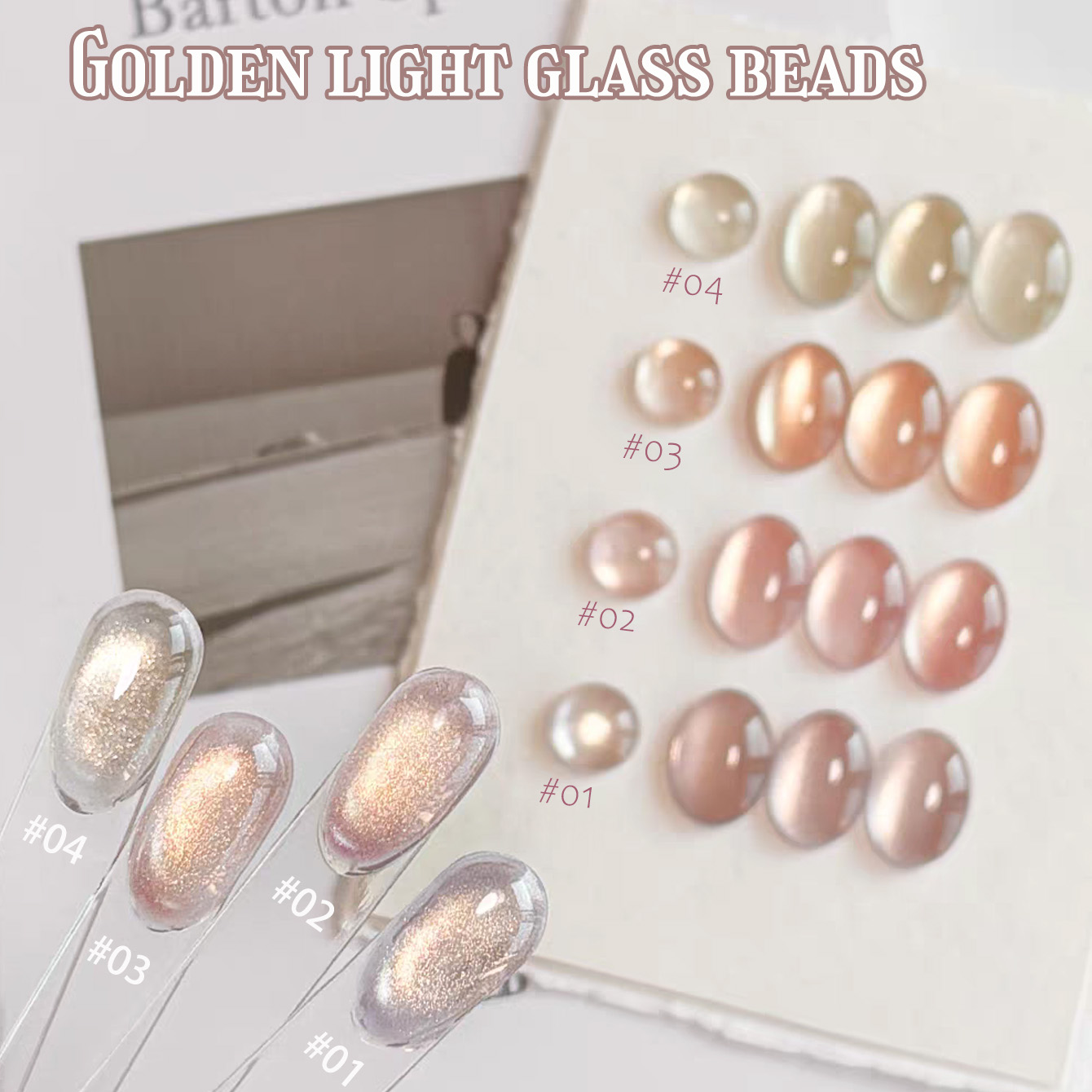 1pcs TC Pink Golden Eye Gel Na - Nail Art Cat Eye Pink review and price