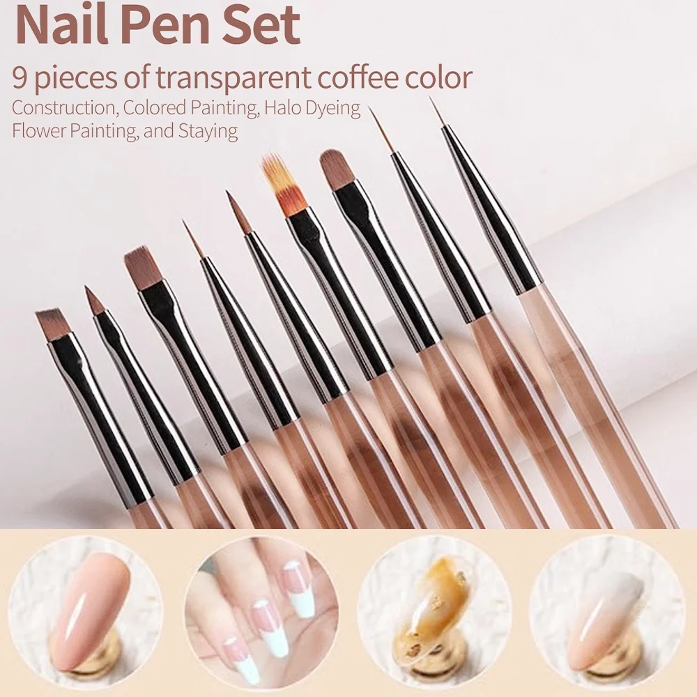 9PCS Nail Brush for Nail Art D - Nail Art Quotes review and price