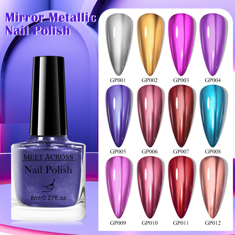 8ml Glass Bottle Water-Based P - Nail Art Chrome review and price