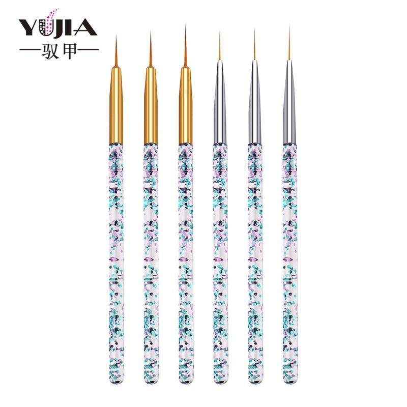 3PCS/Set Transparent Flow Sand - Nail Art Brush Set review and price