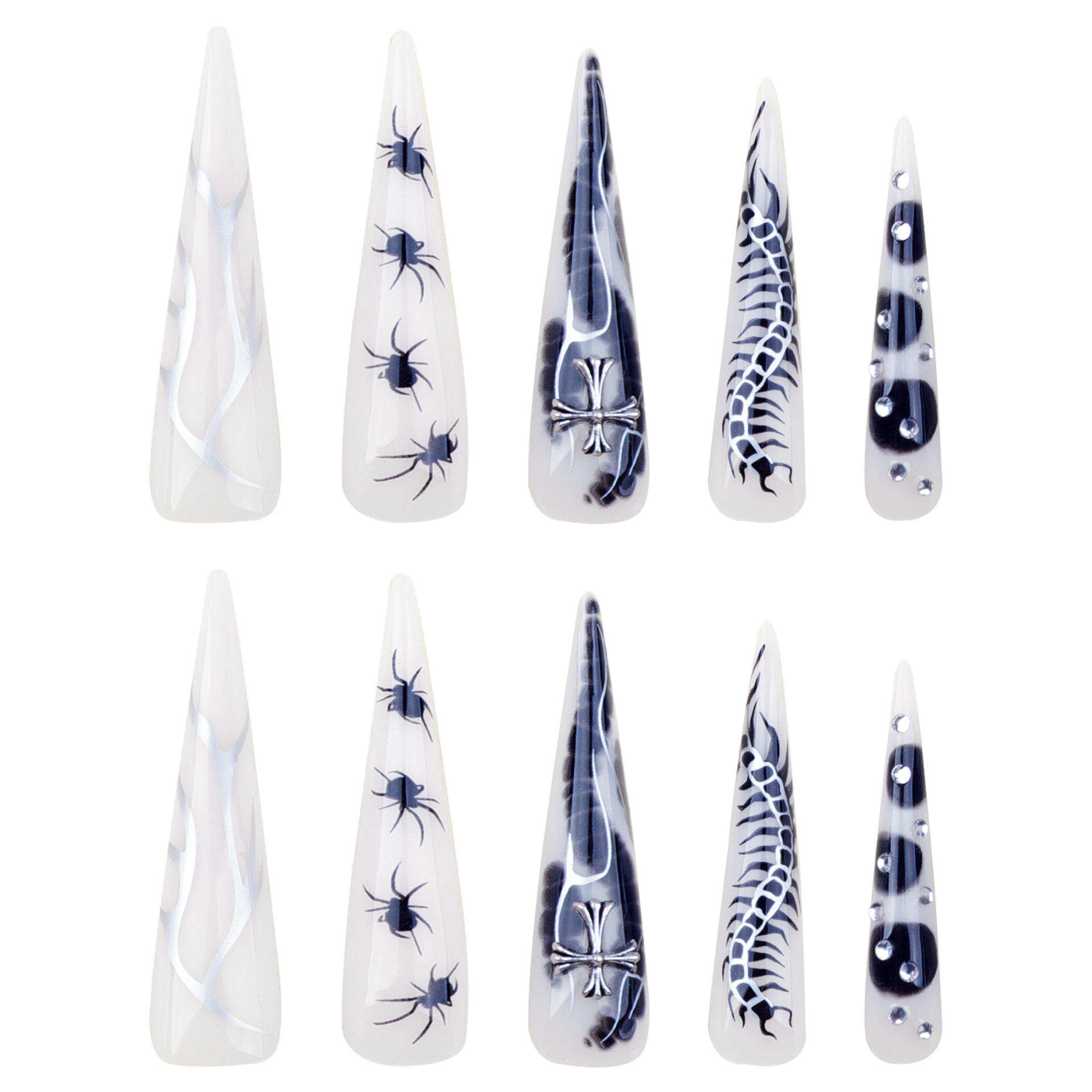 24pcs Spicy Girl Press on Nail - Nail Art Y2K review and price
