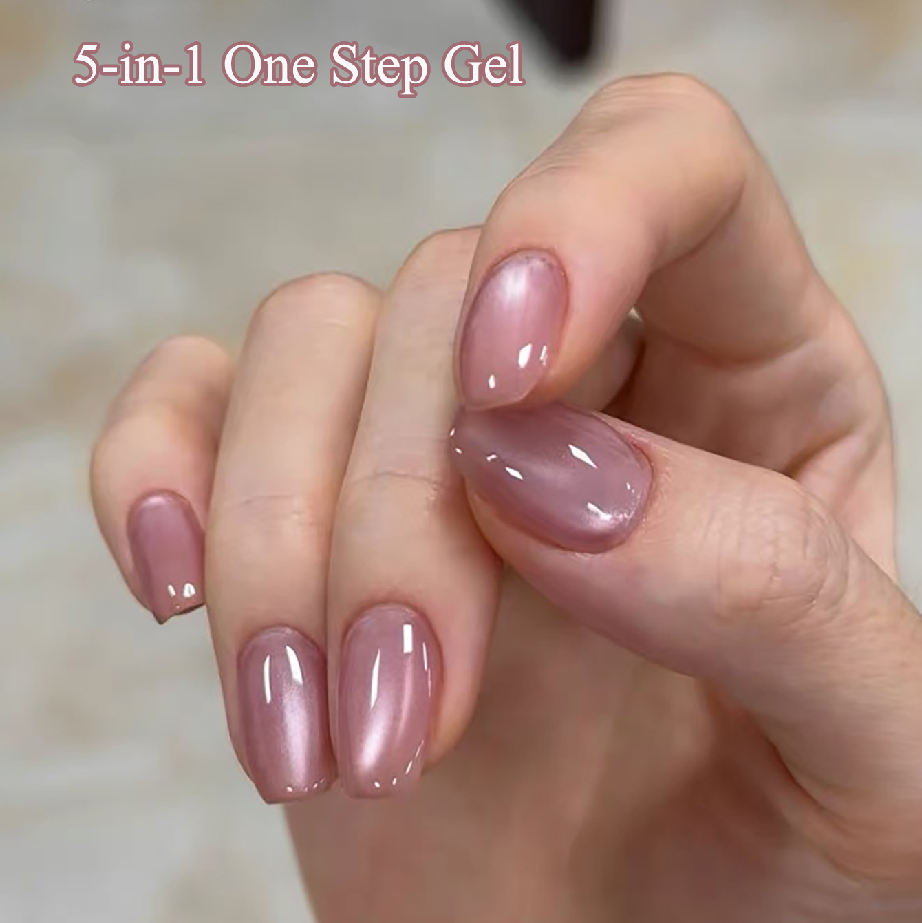SHAKA 1pcs Summer Flash Hibisc - Nail Art Cat Eye Pink review and price