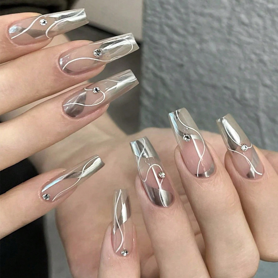 Mirror Metal Gel Nail Polish w - Nail Art Chrome review and price