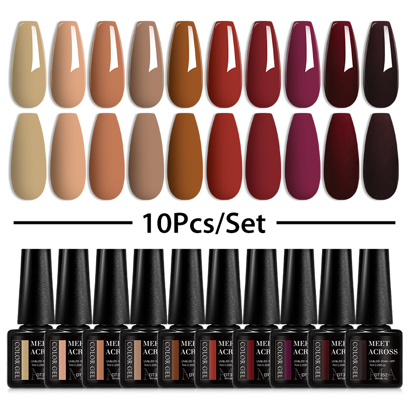 10/12Pcs Gel Nail Polish Set C - Nail Art Overlay review and price